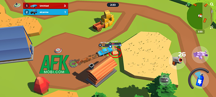 Battle Derby game hành động multiplayer cho bạn chiến đấu bằng các 