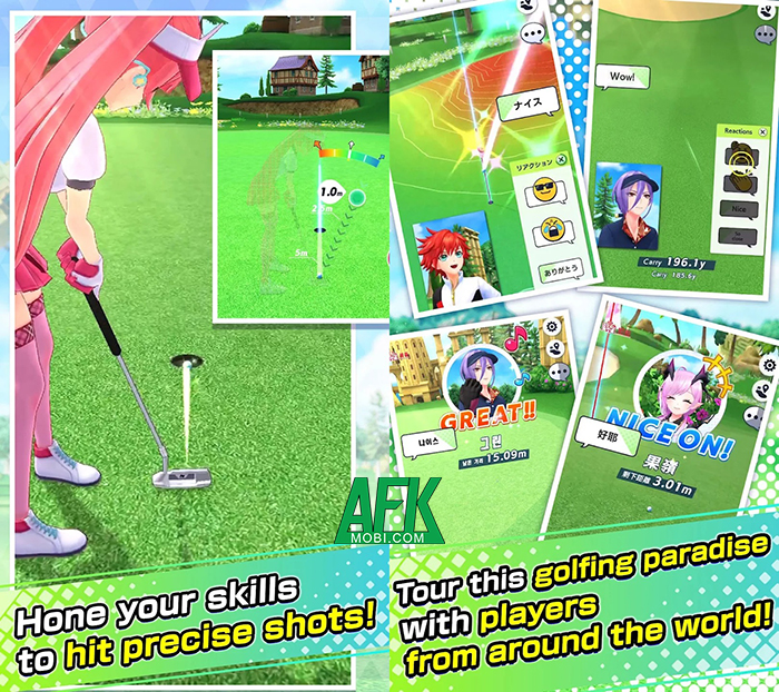 Neko Golf là một trò chơi đánh gôn rất phong cách với đồ họa anime 