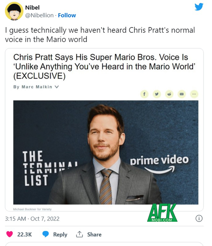 Super Mario Bros. gây thất vọng vì giọng lồng tiếng của Chris Pratt 3