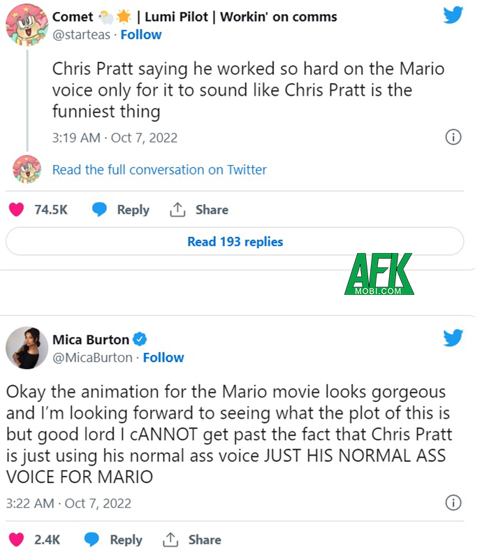 Super Mario Bros. gây thất vọng vì giọng lồng tiếng của Chris Pratt 4