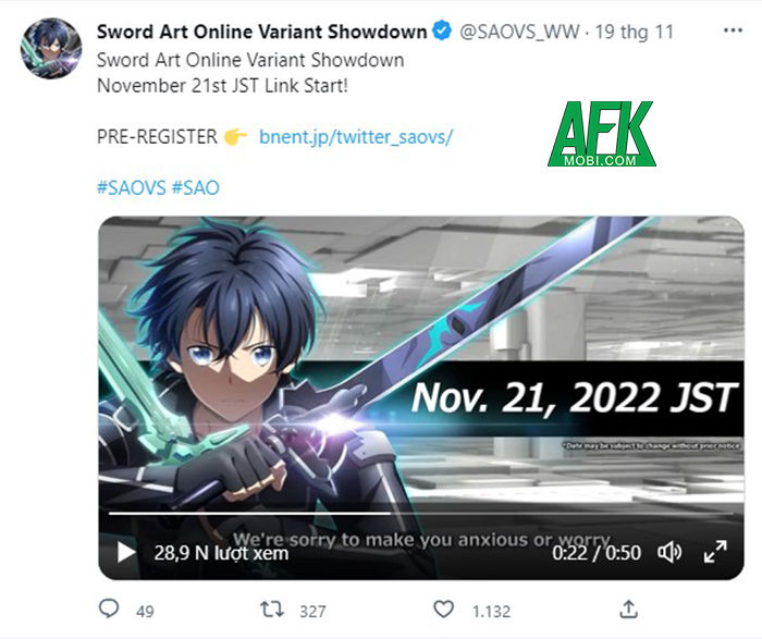 Sword Art Online: Variant Showdown chính thức ra mắt hôm nay cho các fan tha hồ 