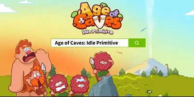 Xây dựng bộ lạc tiền sử dễ thương của bạn trong Age of Caves: Idle Primitive