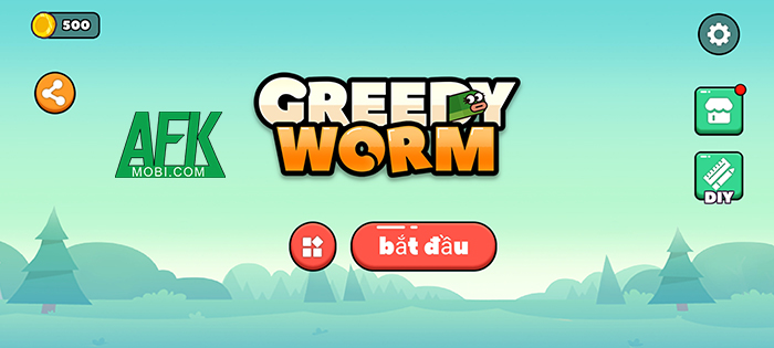 Greedy Worm tựa game giải đố vui nhộn đưa bạn hóa thân thành chú sâu nhỏ 1