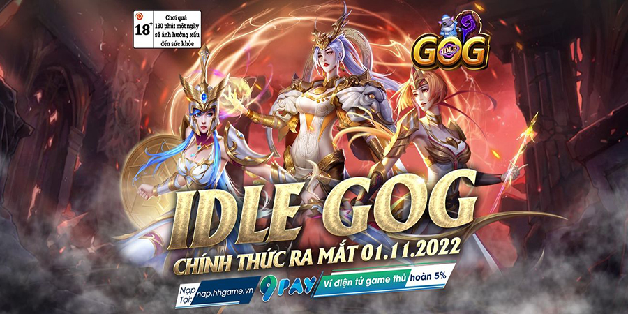 IDLE GOG game thẻ tướng rảnh tay đồ họa siêu đẹp bất ngờ cập bến Việt Nam
