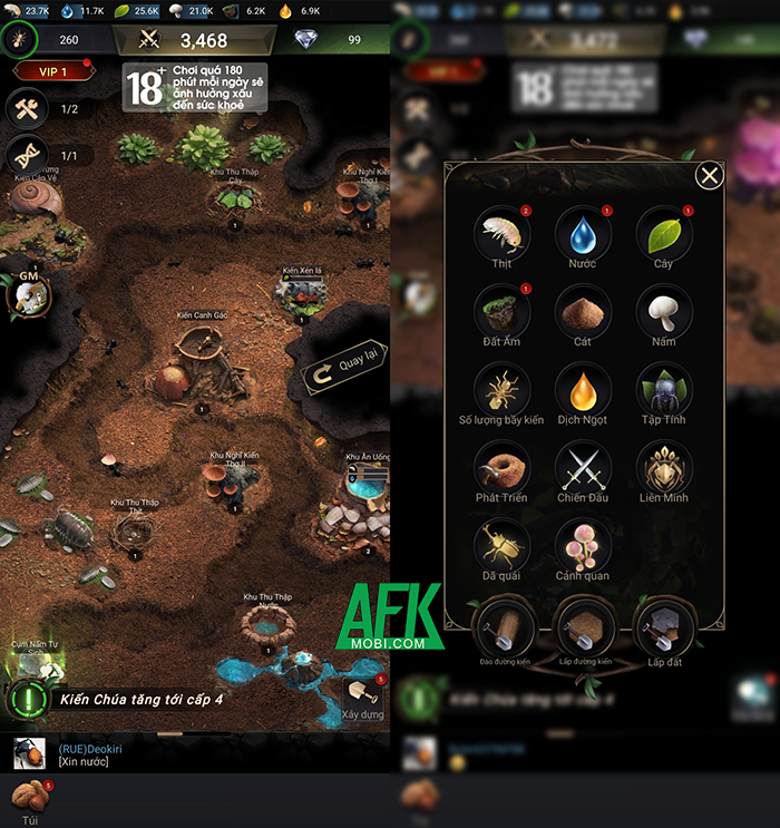 Vương Quốc Kiến – Gamota game chiến thuật độc đáo về thế giới loài kiến Afkmobi-kien-02
