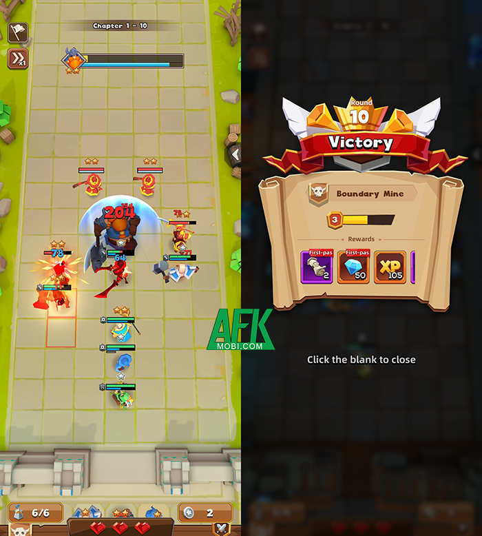 Merge Hero Rush game chiến thuật 