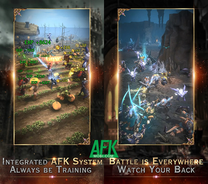 War of GAMA game MMORPG màn hình dọc cho bạn khám phá thế giới dark fantasy sống động 3