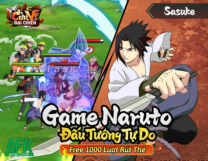 Game Naruto đấu tướng tự do Cửu Vĩ Đại Chiến Mobile cập bến Việt Nam 1