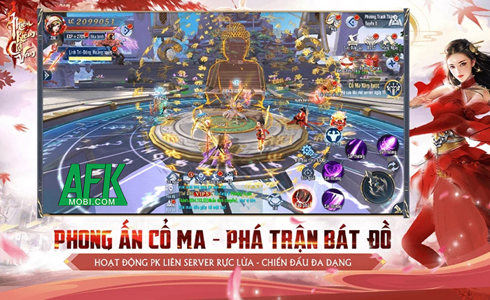 AFKMobi tặng 777 gift code game Thiên Kiếm Chi Vân Funtap giá trị 2