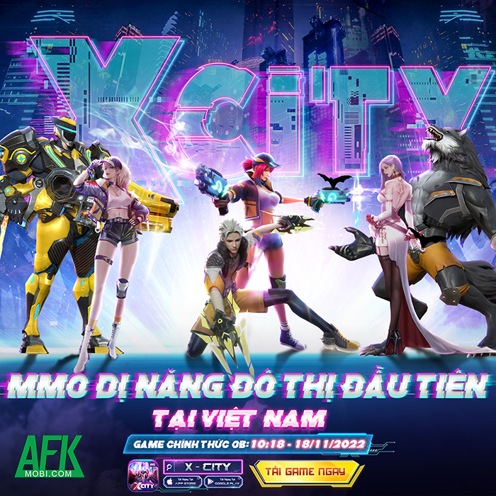 AFKMobi tặng 777 gift code game X-City: Thành Phố Bất Ổn giá trị 0