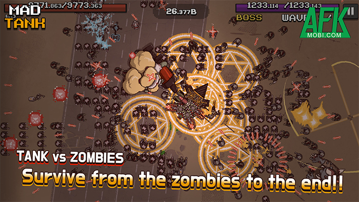 Mad Tank game “bắn tăng điên” cho người chơi tha hồ nghiền nát zombie 0