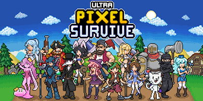 Cố gắng sống sót qua từng ngày trước sự tấn công của bọn quái vật trong Ultra Pixel Survive: RPG