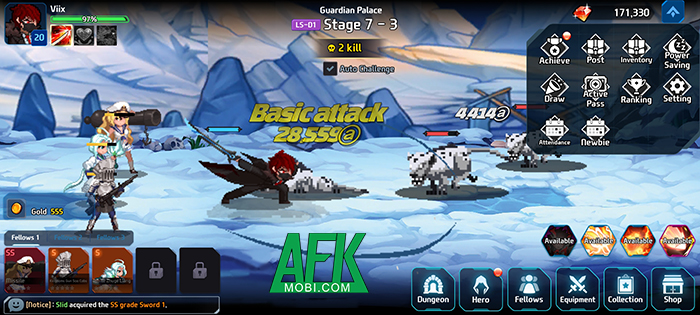 Another World Hero tựa game mobile thuộc thể loại nhập vai hành động Afkmobi-anotherworldhero-2