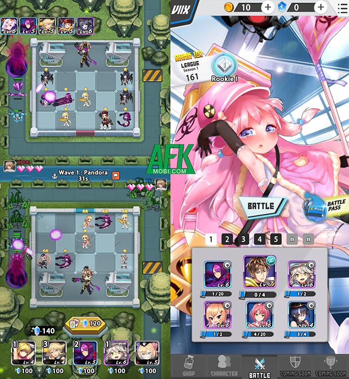 Merge Goddess: Royale Rush TD game phòng thủ PvP Afkmobi-mergegoddess-2