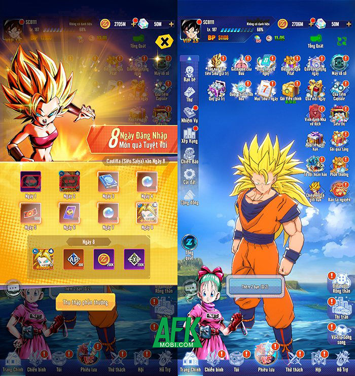 Siêu Chiến Binh game đấu tướng Dragon Ball màn hình dọc đồ họa đẳng cấp cập bến Việt Nam 7