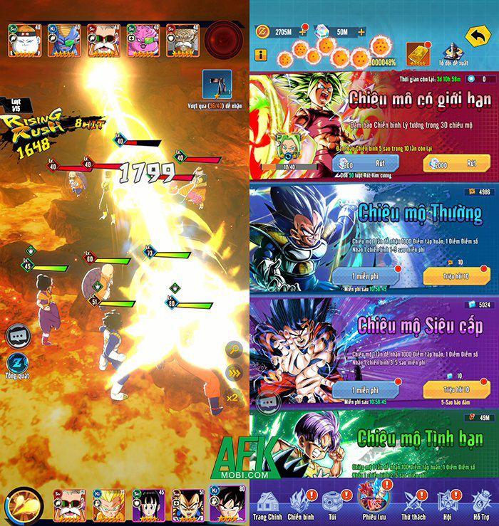 Siêu Chiến Binh game đấu tướng Dragon Ball màn hình dọc đồ họa đẳng cấp Afkmobi-sieu-07