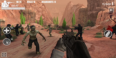 Trổ tài xạ thủ tiêu diệt bọn zombies hung ác cùng Sniper VS Meteorite