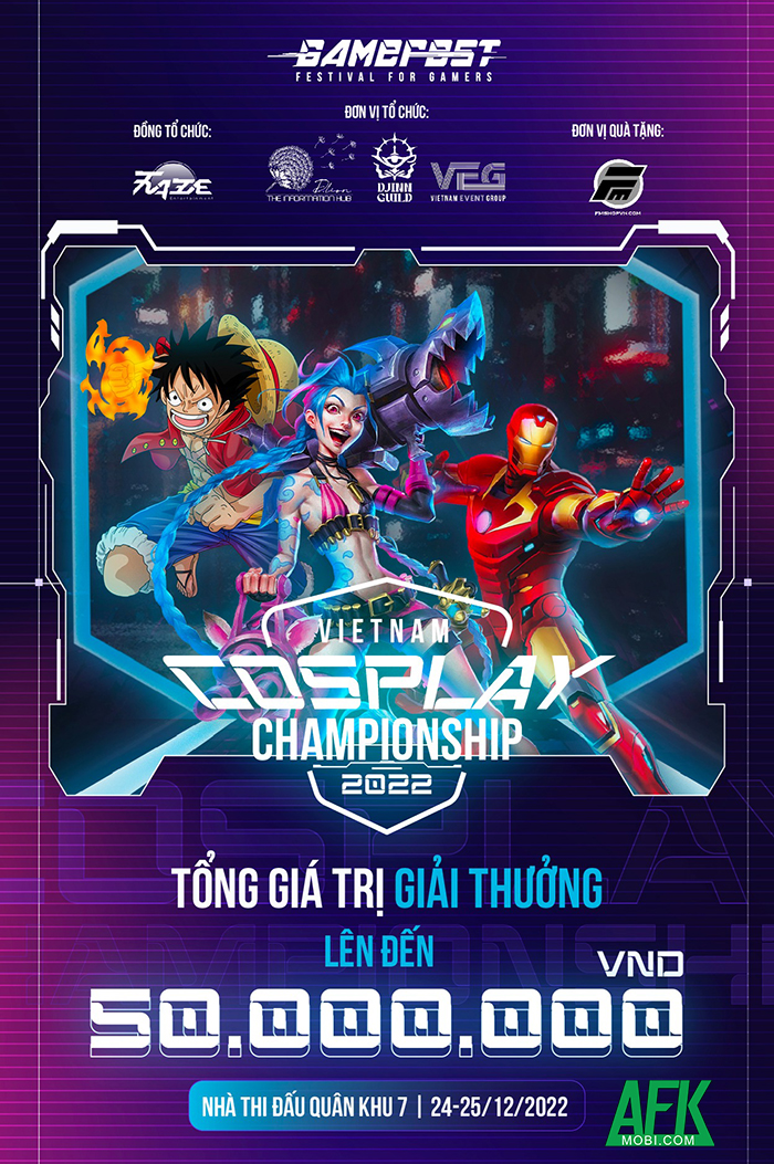 Sự kiện Vietnam Cosplay Championship hoành tráng Afkmobi_gamefest_2022_san_choi_vui_2