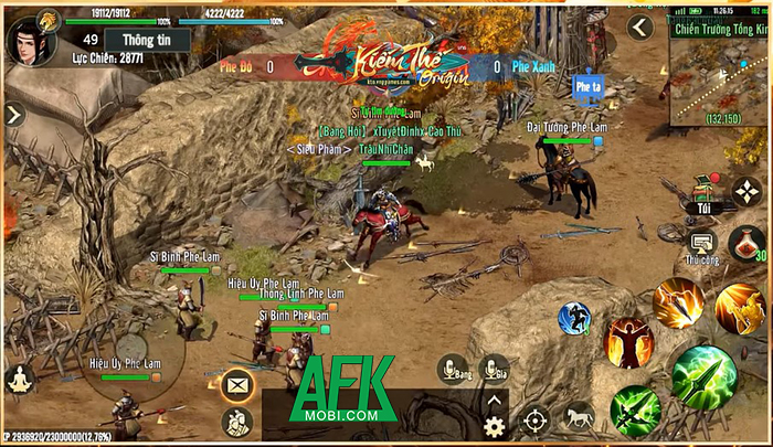 Kiếm Vương 1 - ADNX Mobile vẫn tấp nập người chơi dù đối thủ Kiếm Thế Origin - VNG đã lộ diện 1