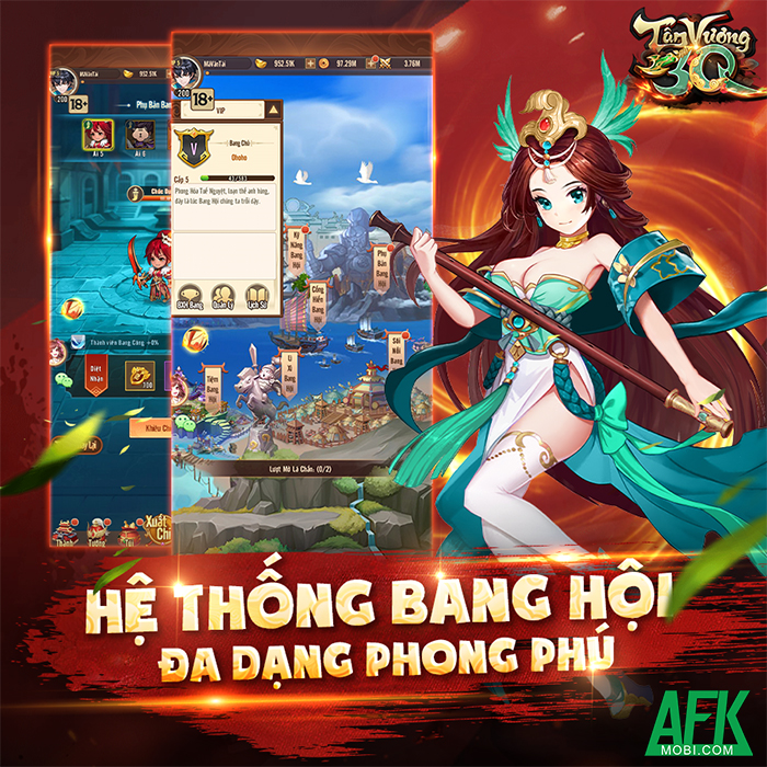 Tân Vương 3Q game idle Tam Quốc cho phép bạn 