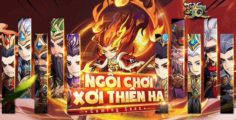 Tân Vương 3Q game idle Tam Quốc cho phép bạn “ngồi chơi xơi cả thiên hạ” về Việt Nam
