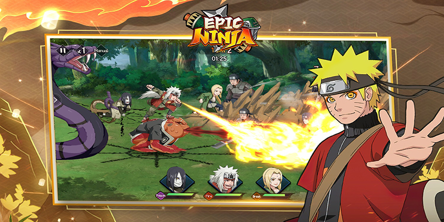 Epic Ninja God game thẻ tướng Naruto sở hữu đồ họa cực đẹp đang gây sốt cộng đồng game thủ