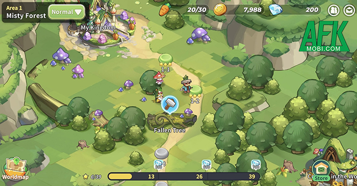 Plant Adventure game nhập vai kết hợp xây dựng vương quốc lấy đề tài thế giới thực vật Afkmobi-plant-01