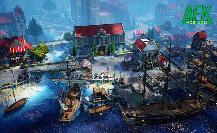 Uncharted Waters Origin game thủy chiến thế giới mở huyền thoại chính thức đặt chân lên Mobile 1