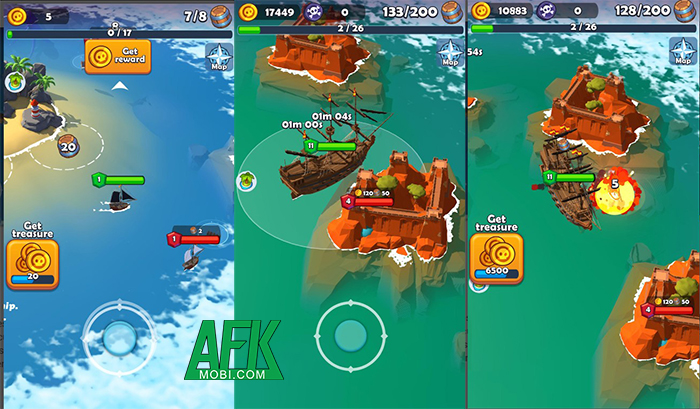 Pirate Raid - Caribbean Battle mang đến trải nghiệm game io thuyền chiến vô cùng dễ chơi dễ nghiện 0