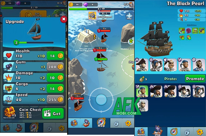 Pirate Raid - Caribbean Battle mang đến trải nghiệm game io thuyền chiến vô cùng dễ chơi dễ nghiện 1