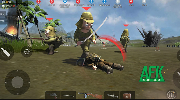 Hỗn chiến cùng tựa game bắn súng FPS Pacifix War Iwo Jima: WW2 2