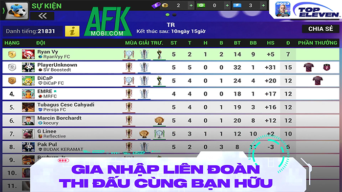 Game quản lý bóng đá Top Eleven VNG chuẩn bị đến tay game thủ Việt 4