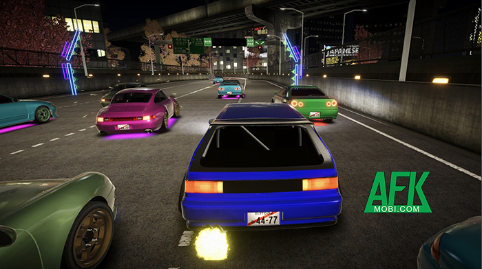 Đốt cháy màn đêm với những cú drift điệu nghệ trong Kanjozoku Racing Car Game 2