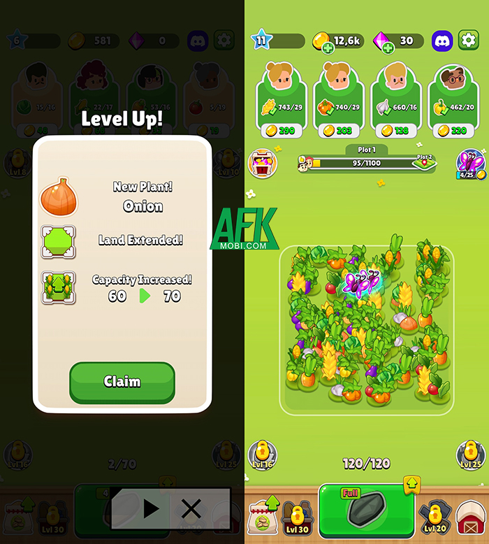 Pocket Farm game casual mô phỏng trồng trọt rau củ quả Afkmobi-pocketfarm-3