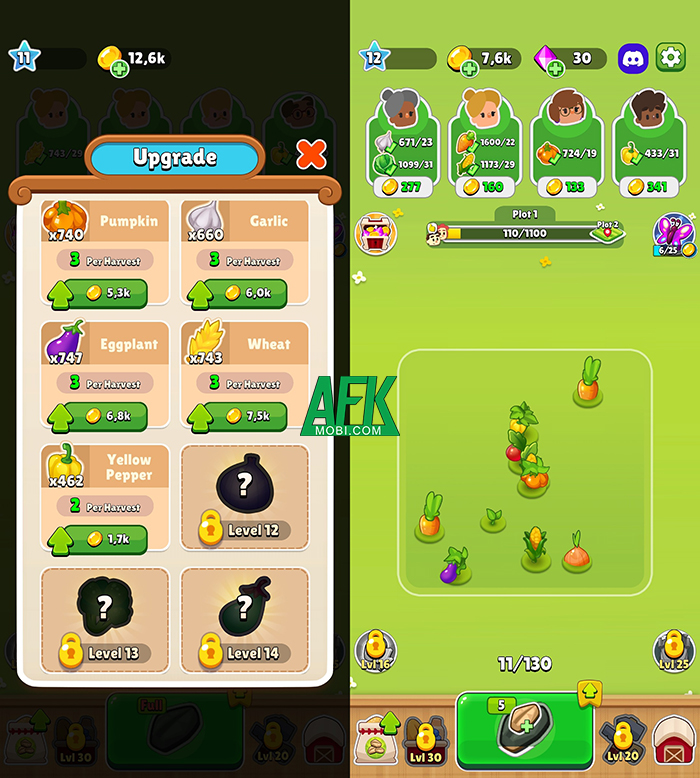 Pocket Farm game casual mô phỏng trồng trọt rau củ quả Afkmobi-pocketfarm-4