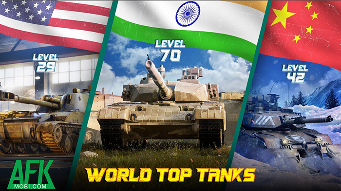 Tanks Game đưa bạn so tài với những người chơi khác trong các trận đấu xe tăng khốc liệt 1
