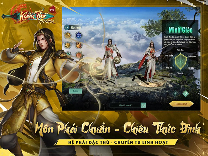 Sáng 09/3 Kiếm Thế Origin mở Alpha Test 2 – “vị vua dòng game kiếm hiệp nhập vai” chính thức tái xuất trên mobile 1