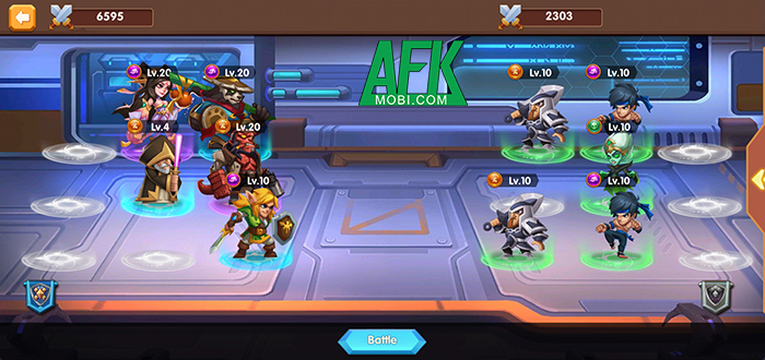 AFK Wars: Hero Raid đưa bạn xây dựng đội hình anh hùng Afkmobi-afkwars-2