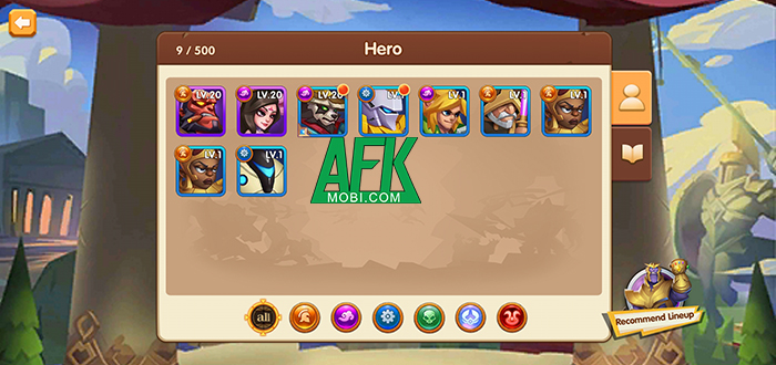 AFK Wars: Hero Raid đưa bạn xây dựng đội hình anh hùng Afkmobi-afkwars-4