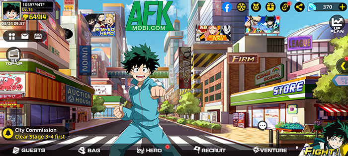 Apocalyptic: Rise of Hero game nhập vai thẻ tướng dựa trên bộ anime My Hero Academia 0