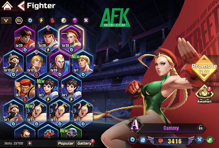 Street Fighter: Duel xuất sắc đem chất đối kháng vào thể loại idle thẻ tướng Afkmobi-sf-04