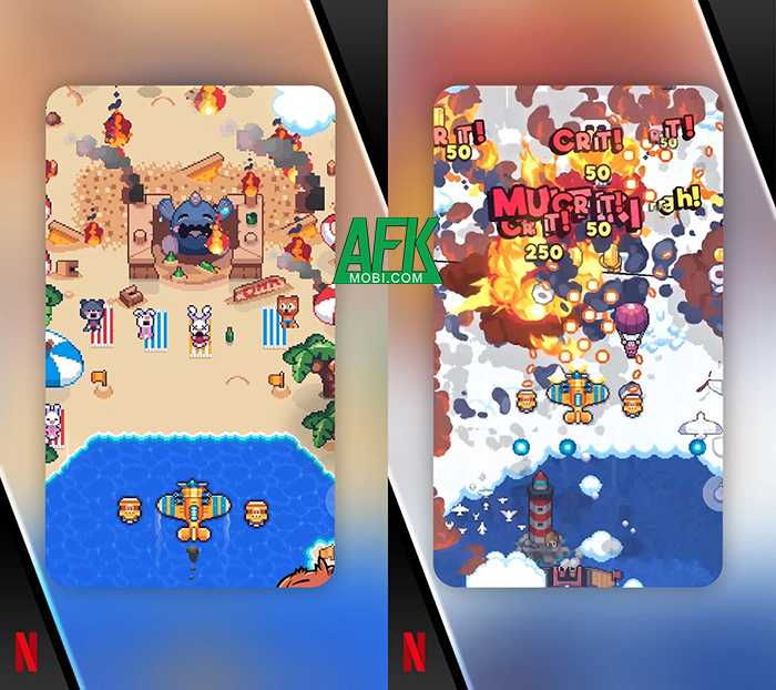 Skies of Chaos tựa game shoot em-up với đồ họa pixel Afkmobi-skiesofchaos-1