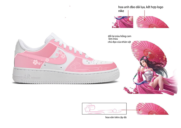 Mê mẩn với quà tặng “Giày Nike AF1 Tình Kiếm 3D Limited”: Thiết kế cho đến màu sắc đều lấy ý tưởng từ trong game 1