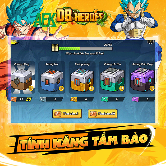 DB Heroes game thủ sẽ có cơ hội trải nghiệm nhiều tính năng và hoạt động mới mẻ mà trò chơi mang lại 3_34