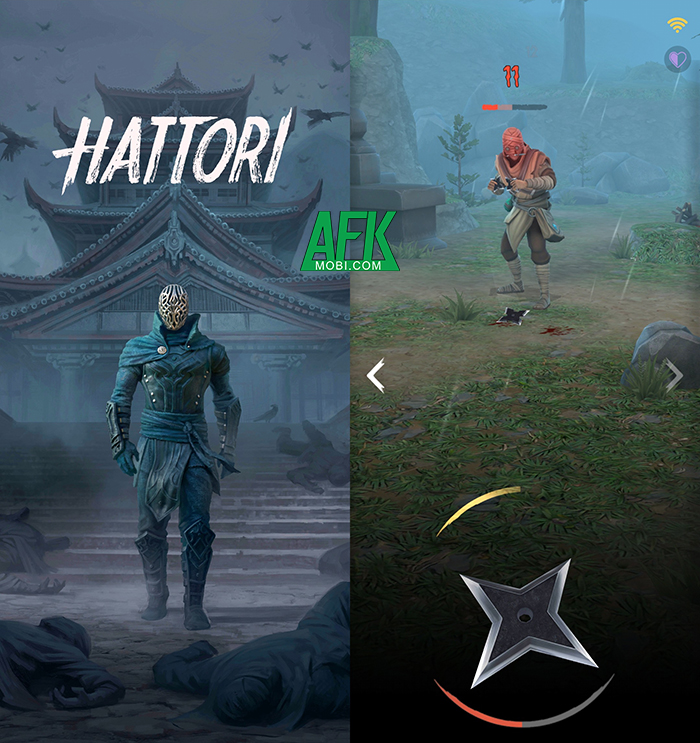 Hóa thân thành ninja và thi ném phi tiêu với các game thủ khác trong Hattori: Battle Clash 0