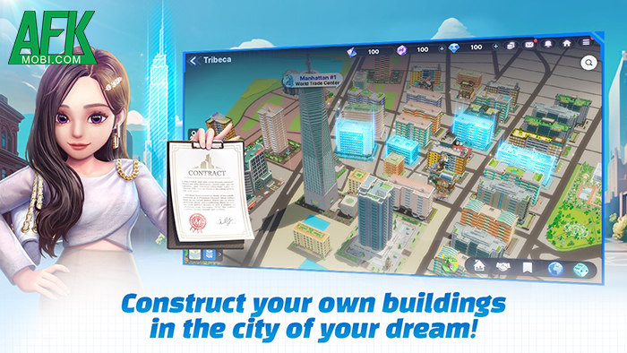 Meta World: My City game Cờ Tỷ Phú đồ họa 3D siêu hiện đại trên Mobile 2