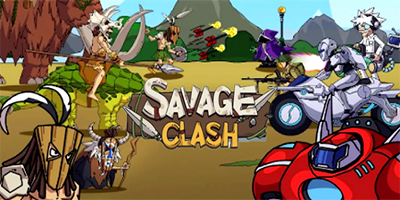 Savage Clash game chiến lược đưa bạn trở về tuổi thơ với lối chơi tương tự Age of War