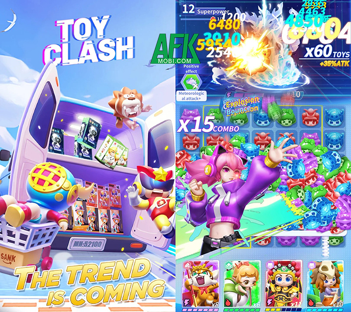 Khám phá thế giới đồ chơi rực rỡ màu sắc trong game nhập vai xếp hình ToyClash 0