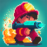 Firefighter Pixel Shooter