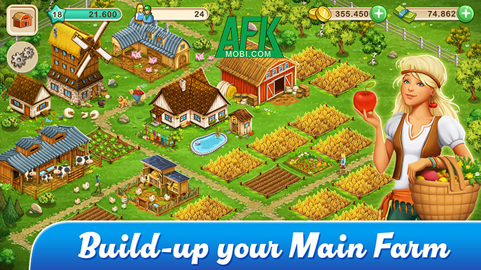 Tận hưởng cuộc sống nông thôn yên bình trong game nông trại Big Farm Mobile 1